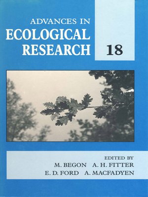 cover image of Advances in Ecological Research